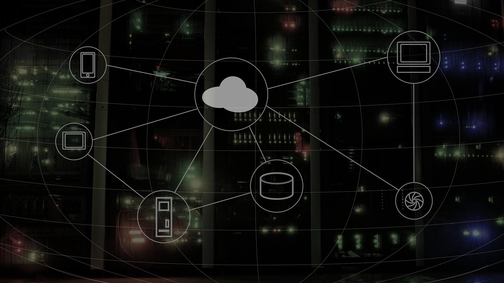 Cloud computing shematic