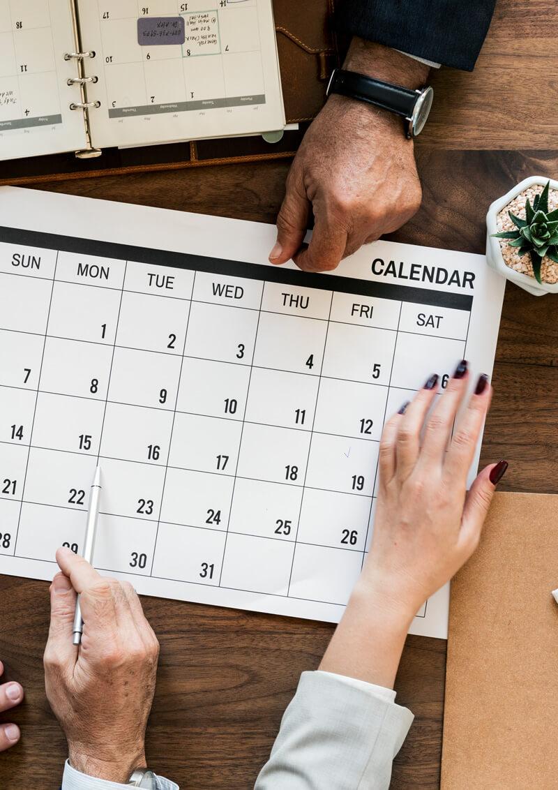 timeline calendar